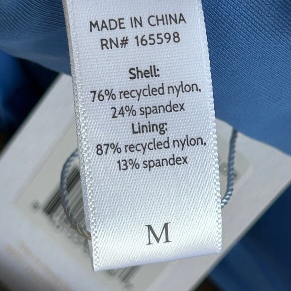 Andie The Santorini Swimsuit‎ Women Medium Blue One Piece Knot Cut Out NWT - Picture 13 of 13